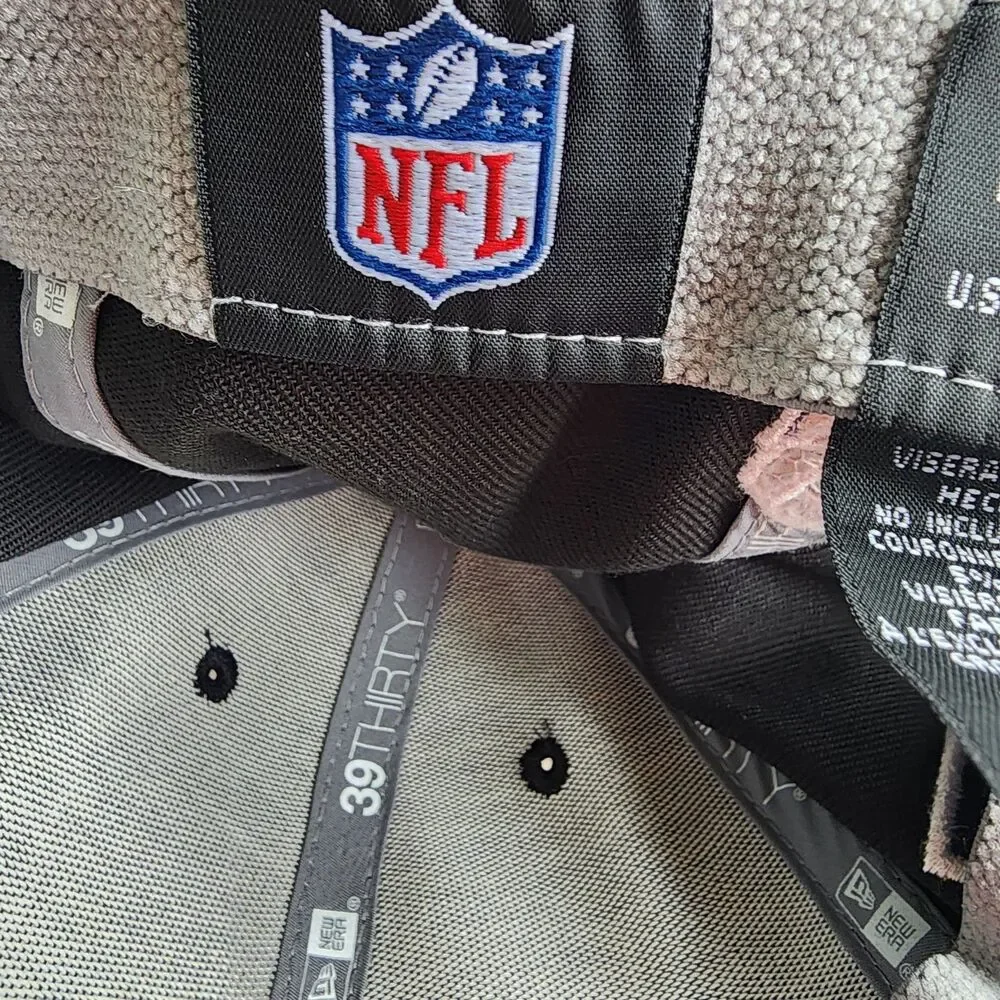 Dallas Cowboys New Era 39THIRTY Hat Cap L/XL Salute To Service Camo Black